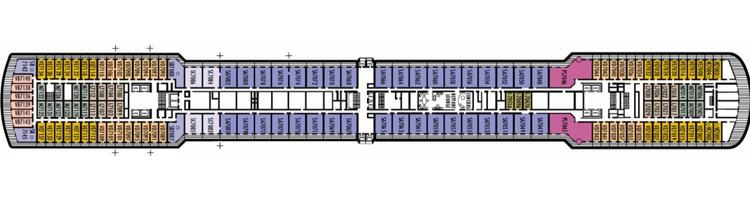 ms Noordam deck 7 Rotterdam