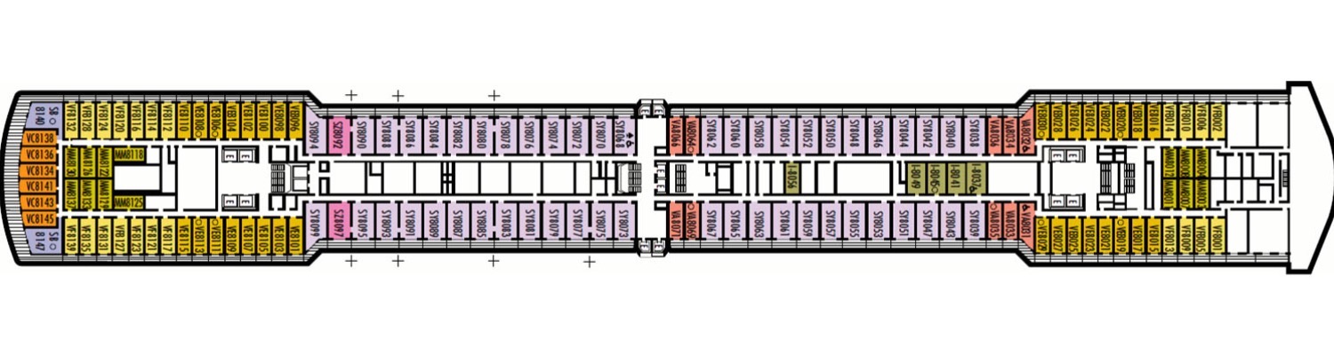 ms Noordam deck 8 Navigation