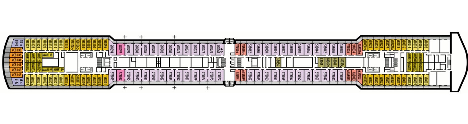 ms Oosterdam deck 8 Navigation