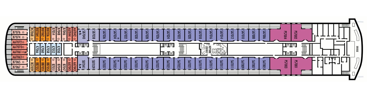 ms Rotterdam deck 7 Navigation