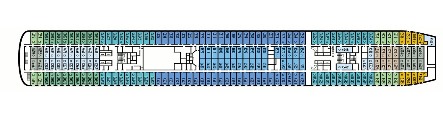 ms Veendam deck 5 Main