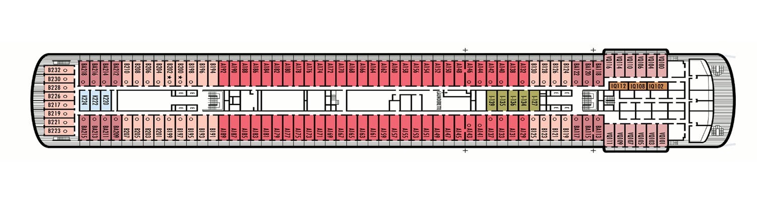 ms Veendam deck 9 Verandah