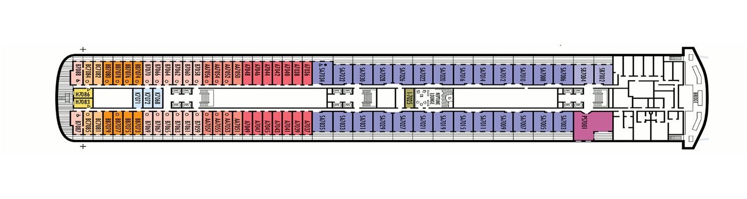 ms Volendam deck 7 Navigation