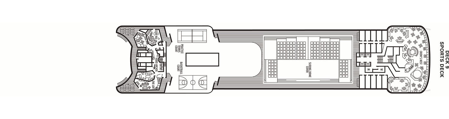 ms Volendam deck 9 Sports