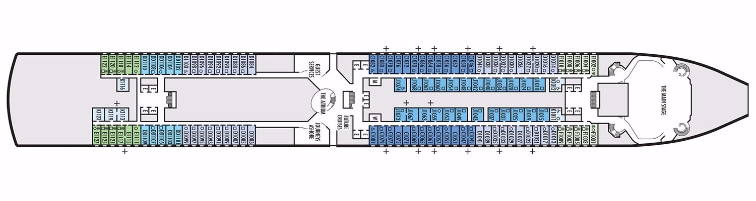 ms Westerdam deck 1 Main