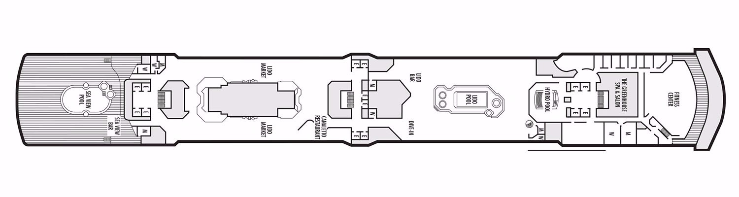 ms Westerdam deck 9 Lido