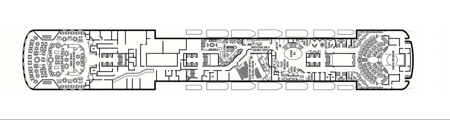 ms Zaandam deck 4 Promenade
