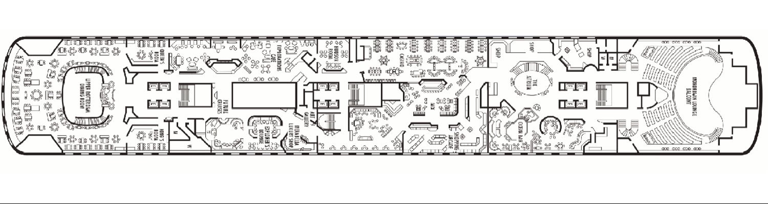 ms Zaandam deck 5 Upper Promenade
