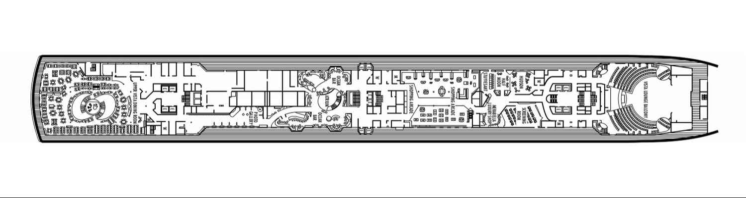 ms Zuiderdam deck 3 Promenade