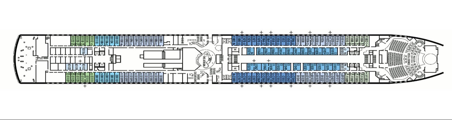 ms Zuiderdam deck 1 Main