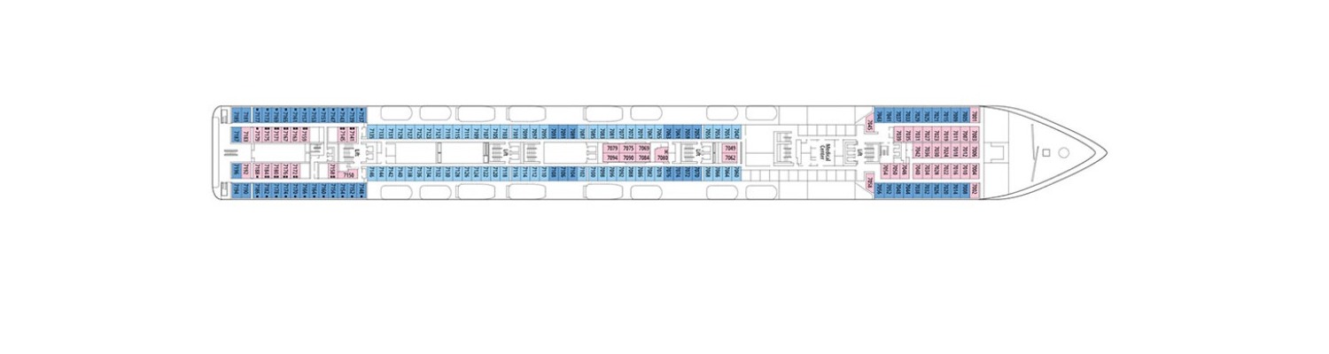 Cruise MSC Lirica deck 7 Scarlatti
