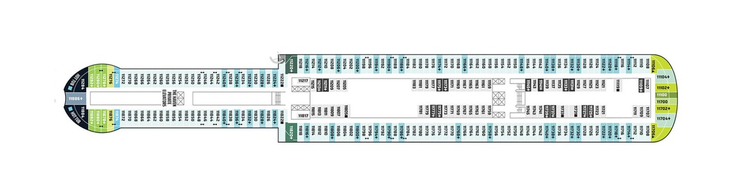 Cruise NCL Norwegiana Aqua deck 11