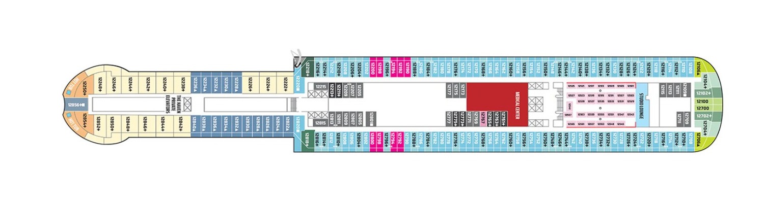 Cruise NCL Norwegiana Aqua deck 12
