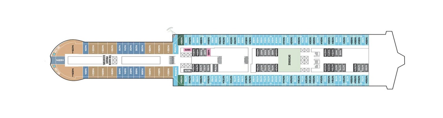 Cruise NCL Norwegiana Aqua deck 14