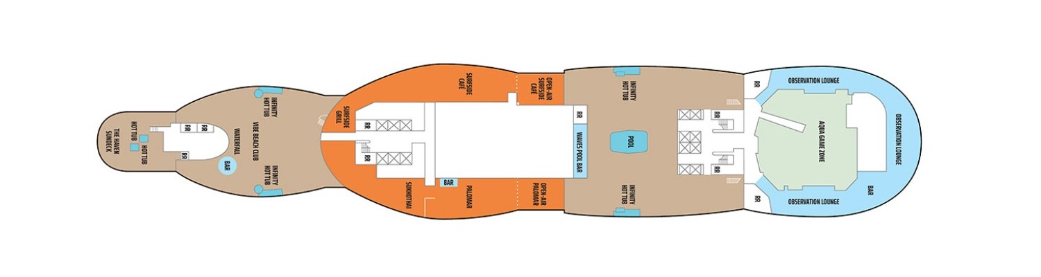 Cruise NCL Norwegiana Aqua deck 17