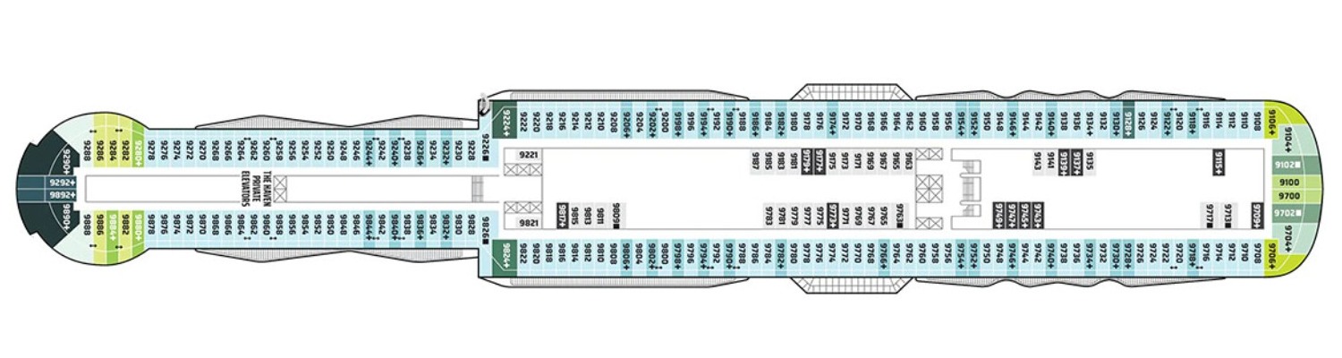 Cruise NCL Norwegiana Aqua deck 9