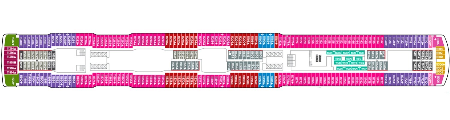 Norwegian Encore deck 11