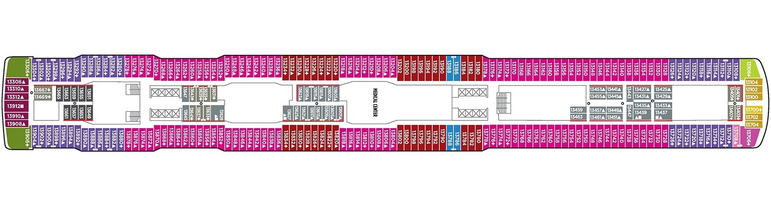 Norwegian Encore deck 13