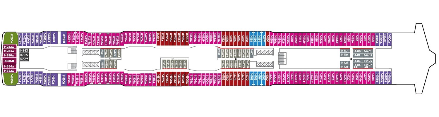 Norwegian Encore deck 14