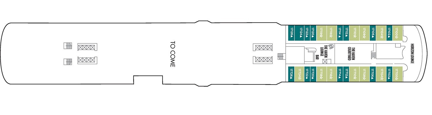 Norwegian Encore deck 17