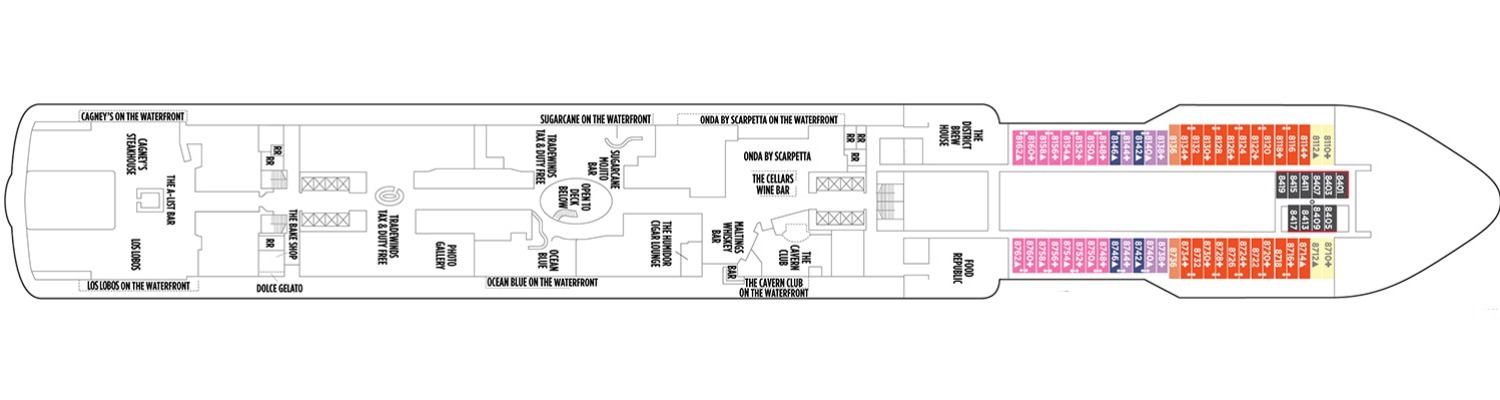 Norwegian Encore deck 8
