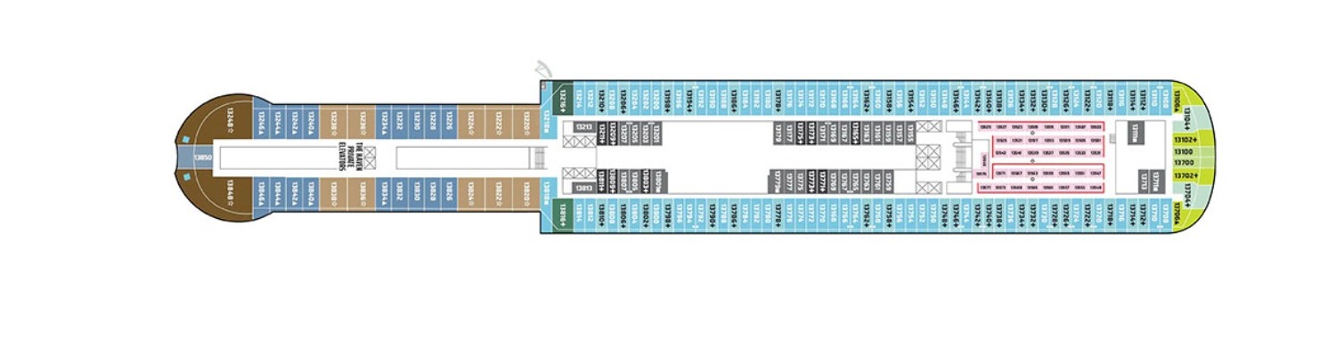 Cruise NCL Norwegiana Luna deck 13