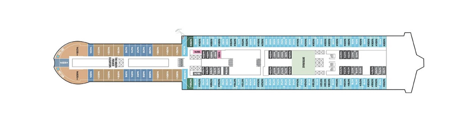 Cruise NCL Norwegiana Luna deck 14