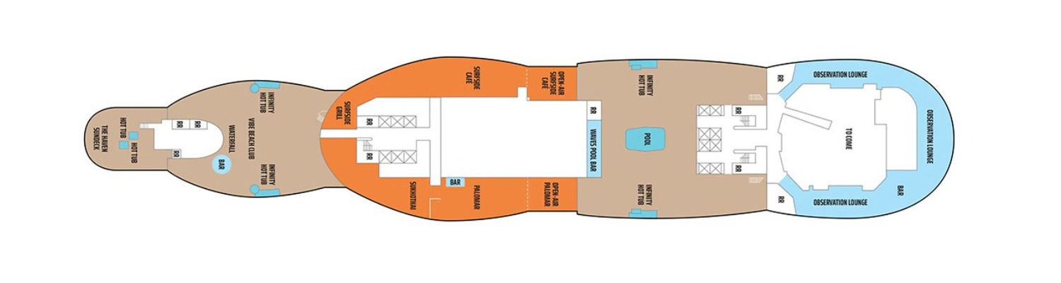 Cruise NCL Norwegiana Luna deck 17
