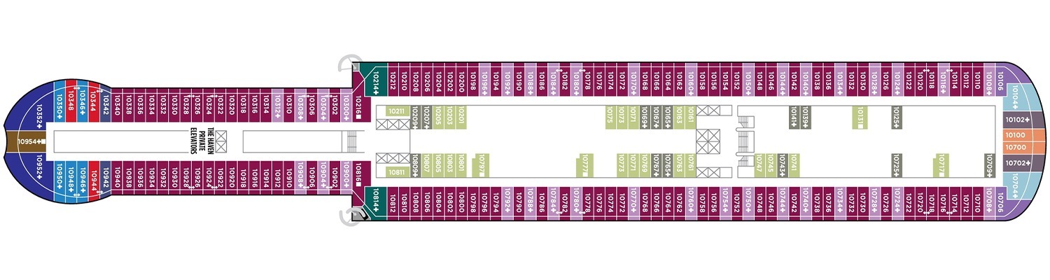 Cruise NCL Norwegian Prima deck 10