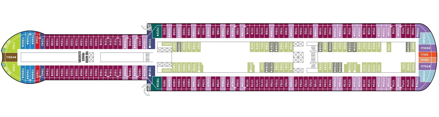 Cruise NCL Norwegian Prima deck 11