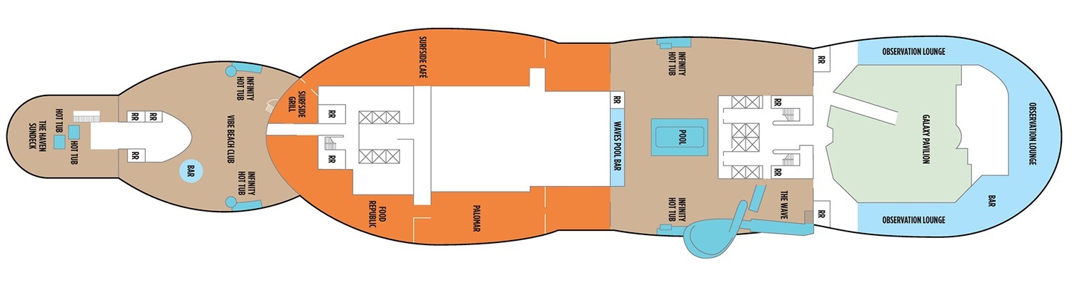 Cruise NCL Norwegian Prima deck 17