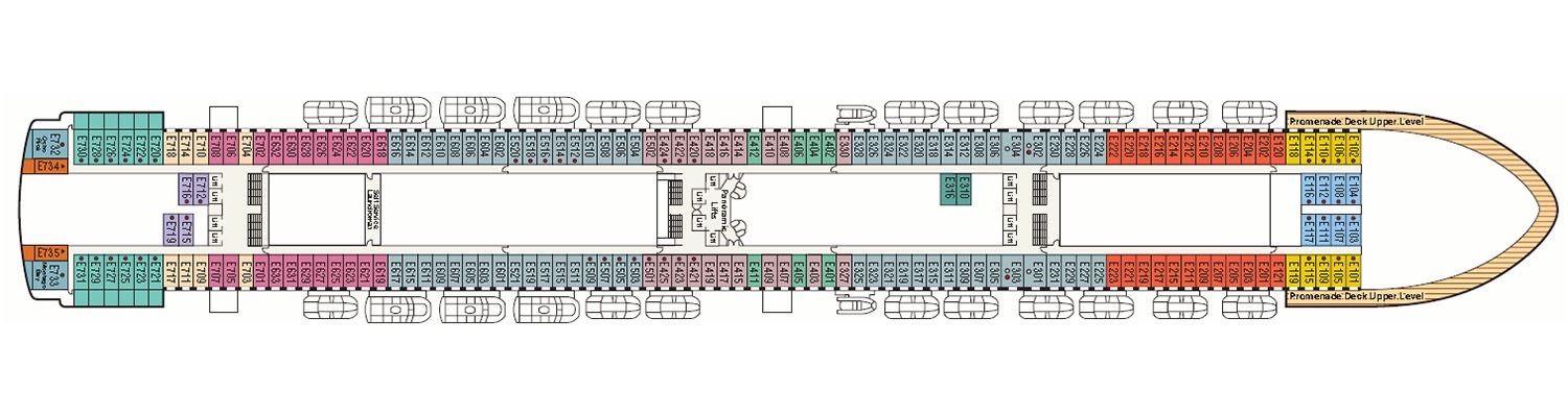 Crown Princess deck 8 Emerald