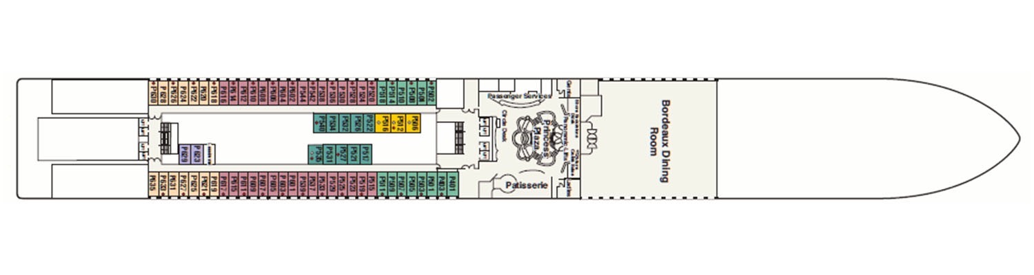 Island Princess deck 5 Plaza