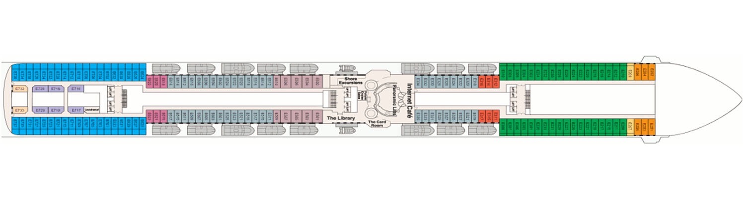Island Princess deck 8 Emerald