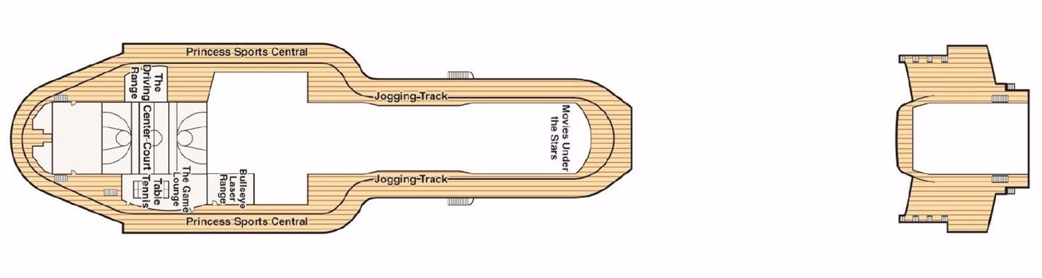 Regal Princess deck 18 Sports