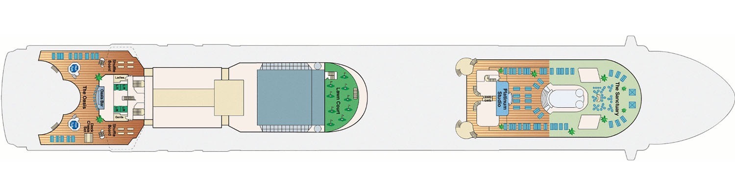 Sapphire Princess deck 16 Sports