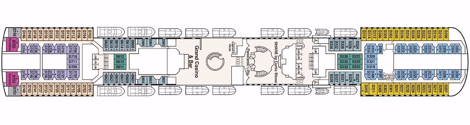 Sun Princess deck 8 Dolphin