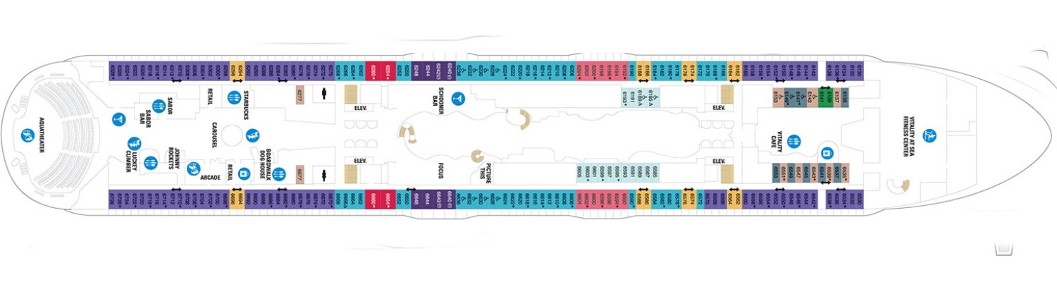 Harmony of the Seas deck 6 