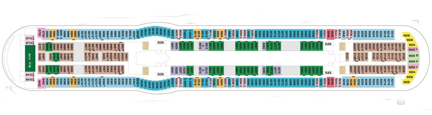 Liberty of the Seas deck 6 