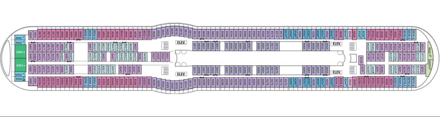 Navigator of the Seas deck 8 