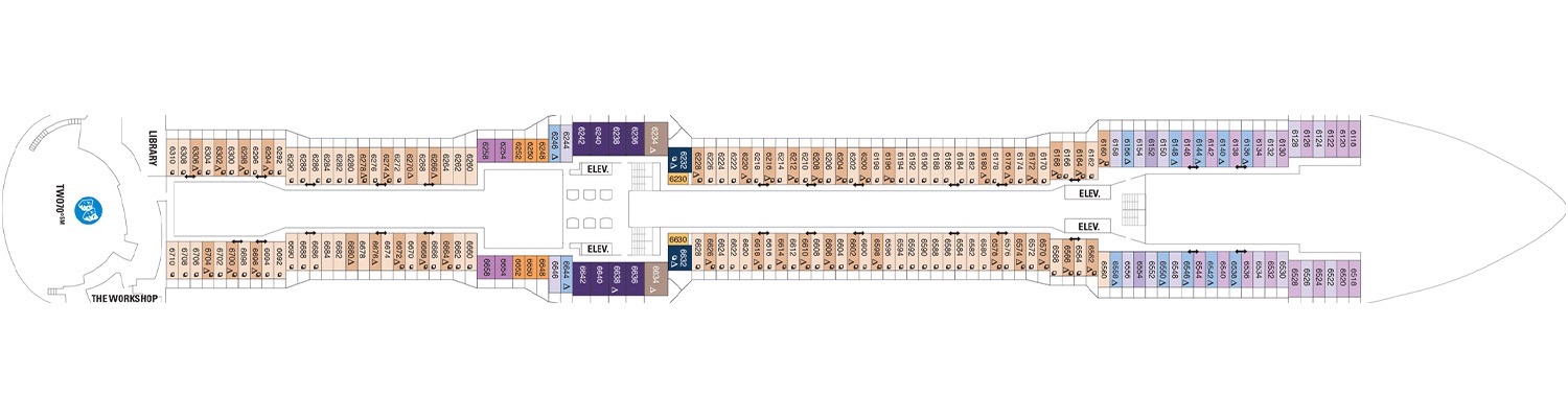 Quantum of the Seas deck 6