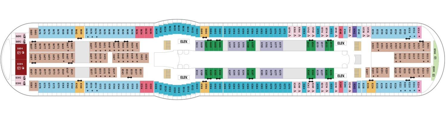 Adventure of the Seas deck 8