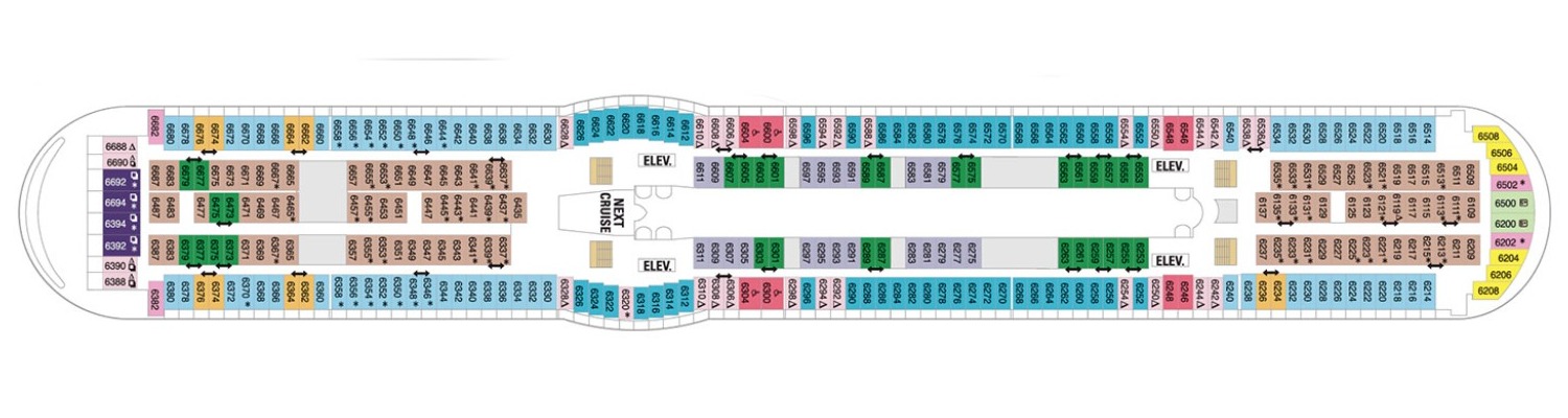 Explorer of the Seas deck 6