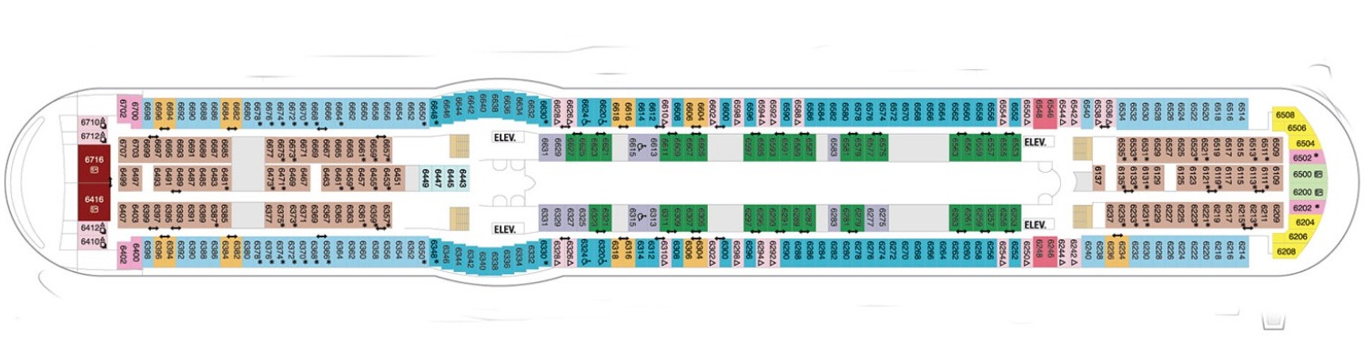 Independence of the Seas deck 6 