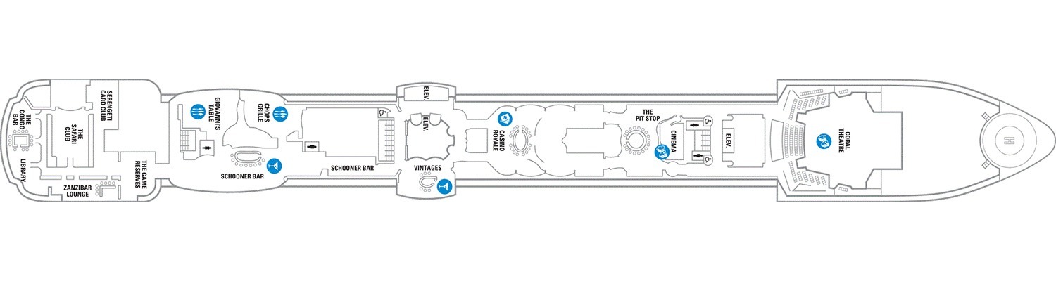 Jewel of the Seas deck 6 