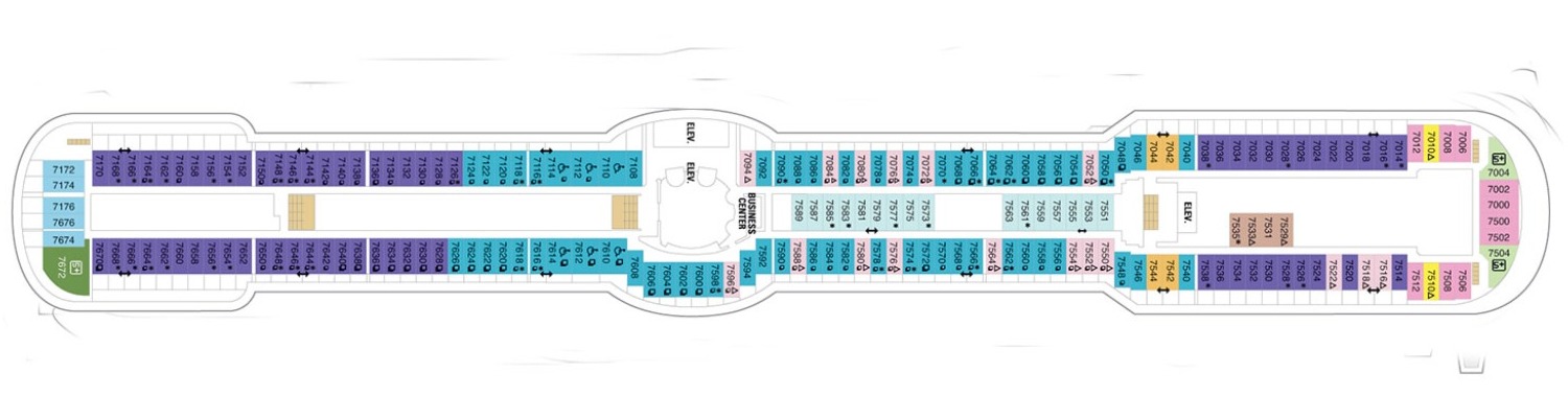 Jewel of the Seas deck 7 