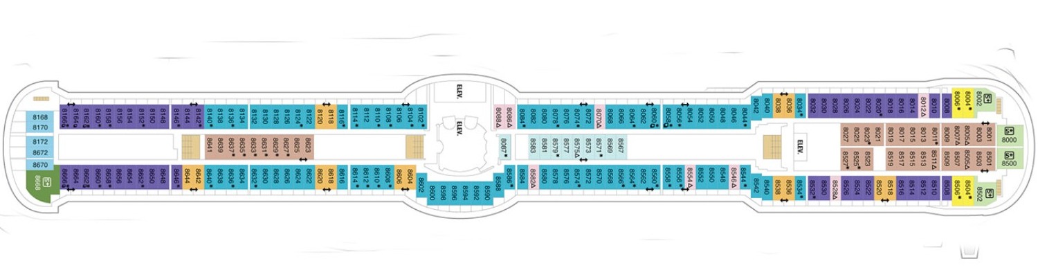 Jewel of the Seas deck 8 