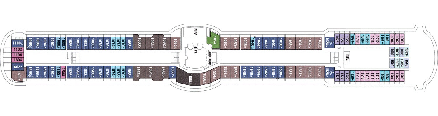 Radiance of the Seas deck 10 
