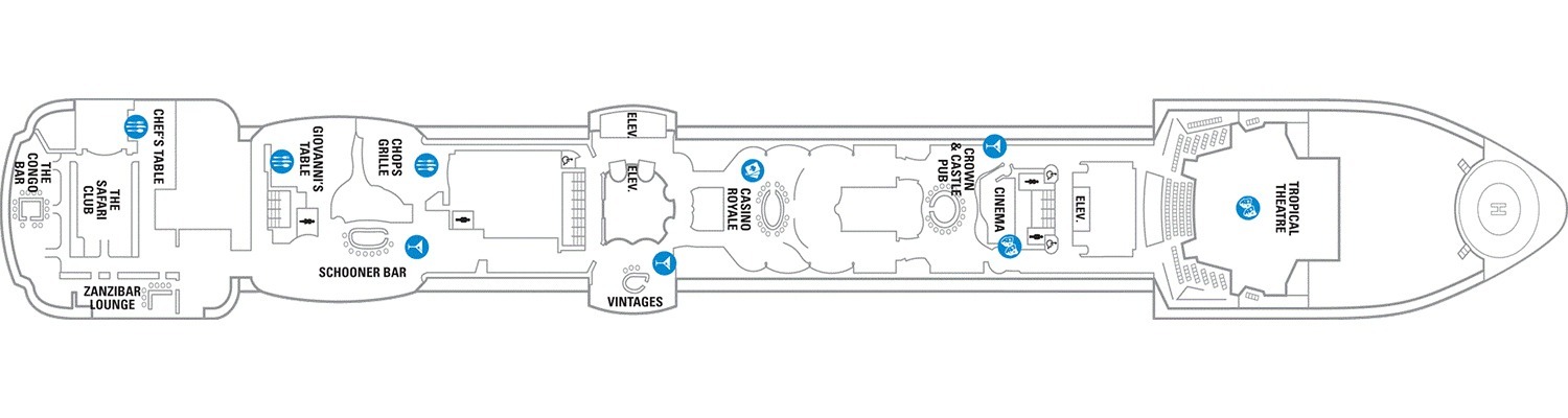 Serenade of the Seas deck 6 