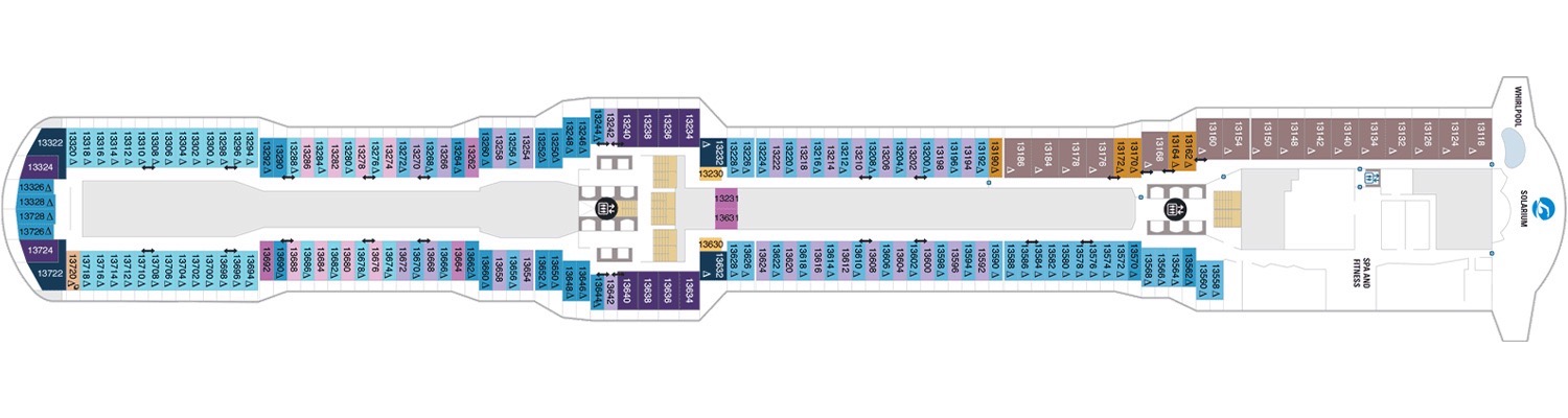 Spectrum of the Seas deck 13